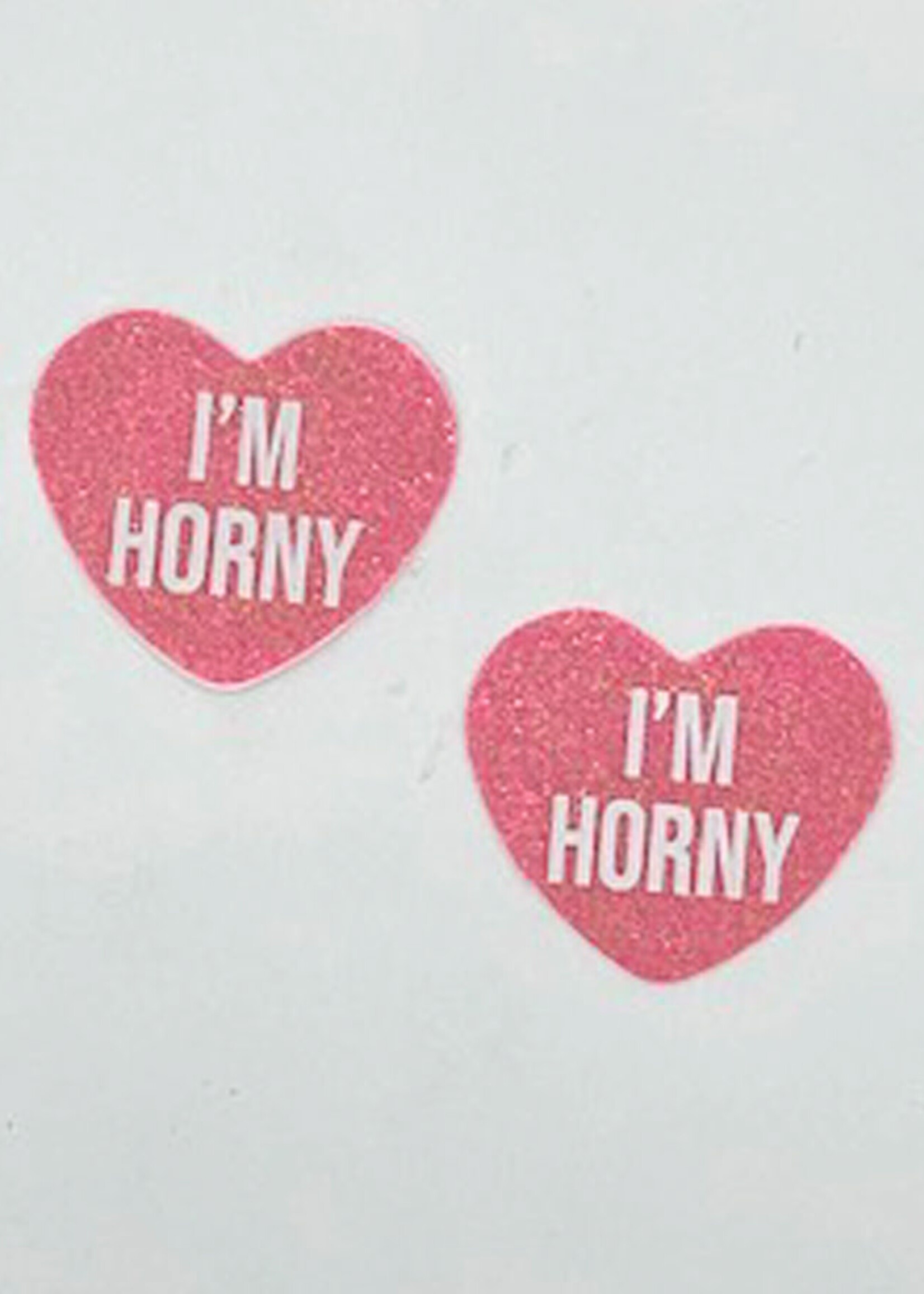 Neva Nude i'm Horny Berry Candy Heart Pasties