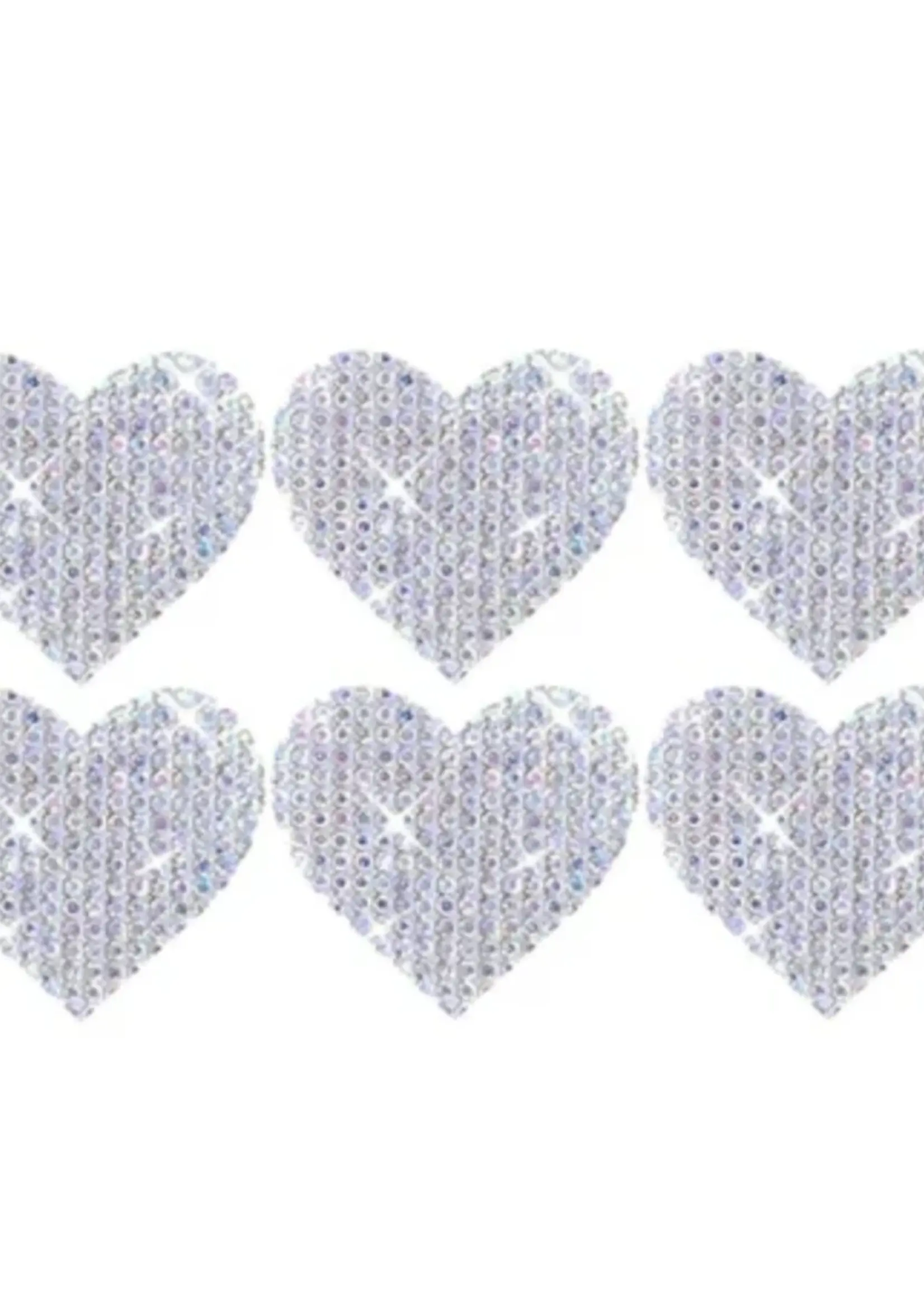 Neva Nude Razzle Dazzle Crystal Jewel Sparkle I Heart U Body Stickers 6 Pk