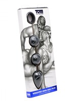 Tom Of Finland Weighted Anal Ball Beads - Black