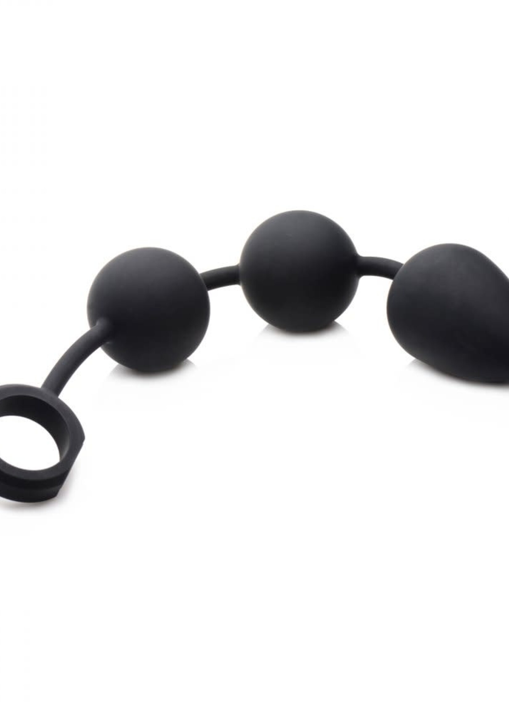 Tom Of Finland Weighted Anal Ball Beads - Black