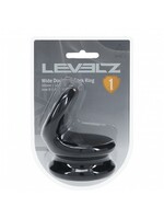 Shots Levelz Levelz Wide Double O Silicone Cock Ring L Black