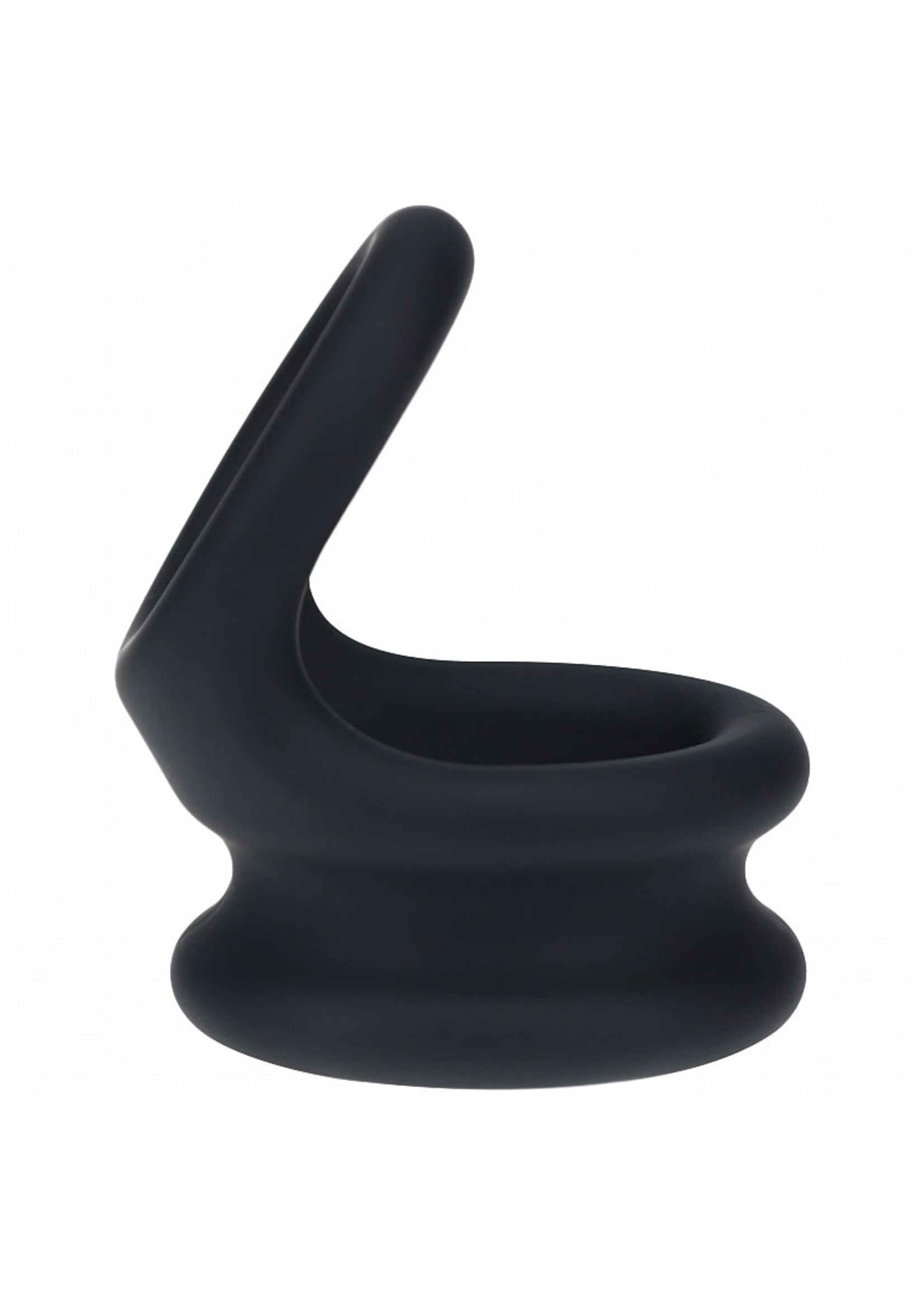 Shots Levelz Levelz Wide Double O Silicone Cock Ring L Black