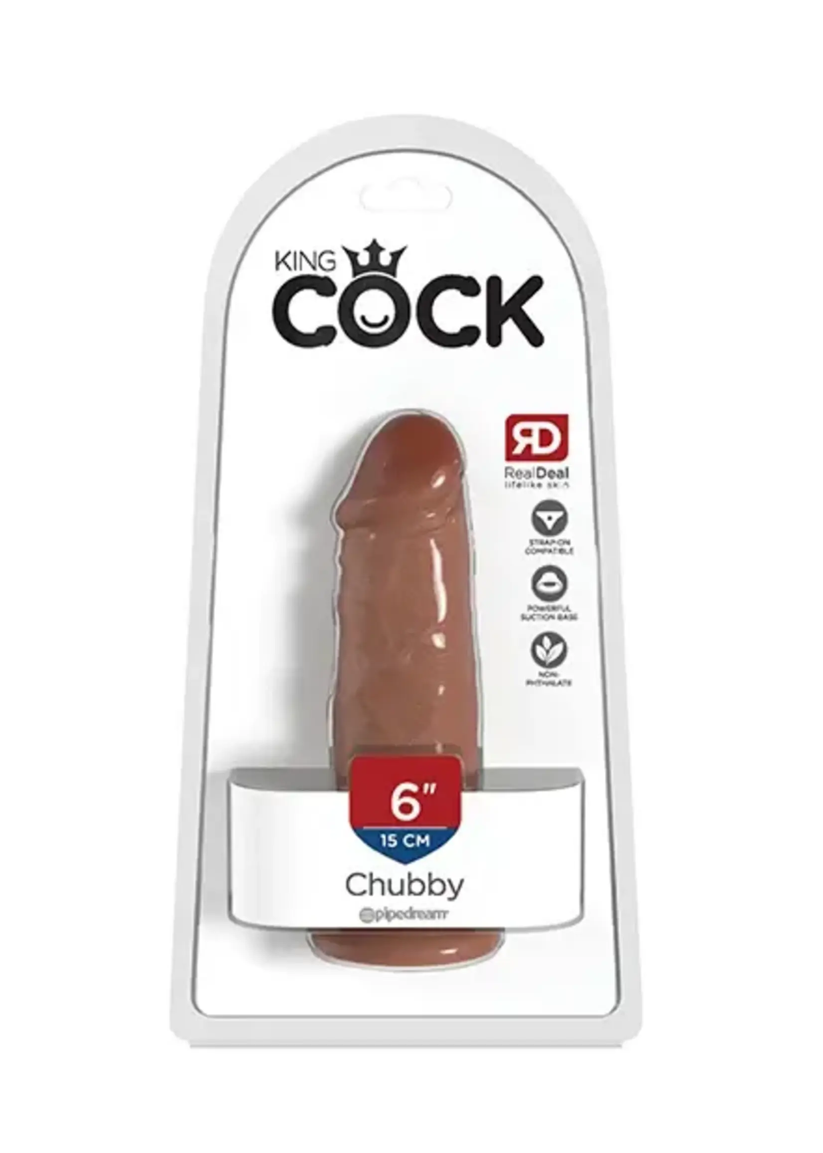 Pipedream King Cock 6" Chub Tan