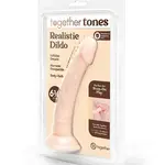 Together Toys Together Realistic Dildo with Suction Base 6.75in - Vanilla