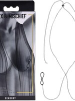 Sportsheets Ex's & Oh's Body Jewelry With Nipple Ties