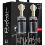 Blush Temptasia Clit And Nipple Large Twist Suckers Set Of 2 Clear