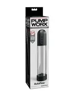 Pipedream Pump Worx Auto Flow Rechargeable Dual Control Suction Pump System - Clear/Black