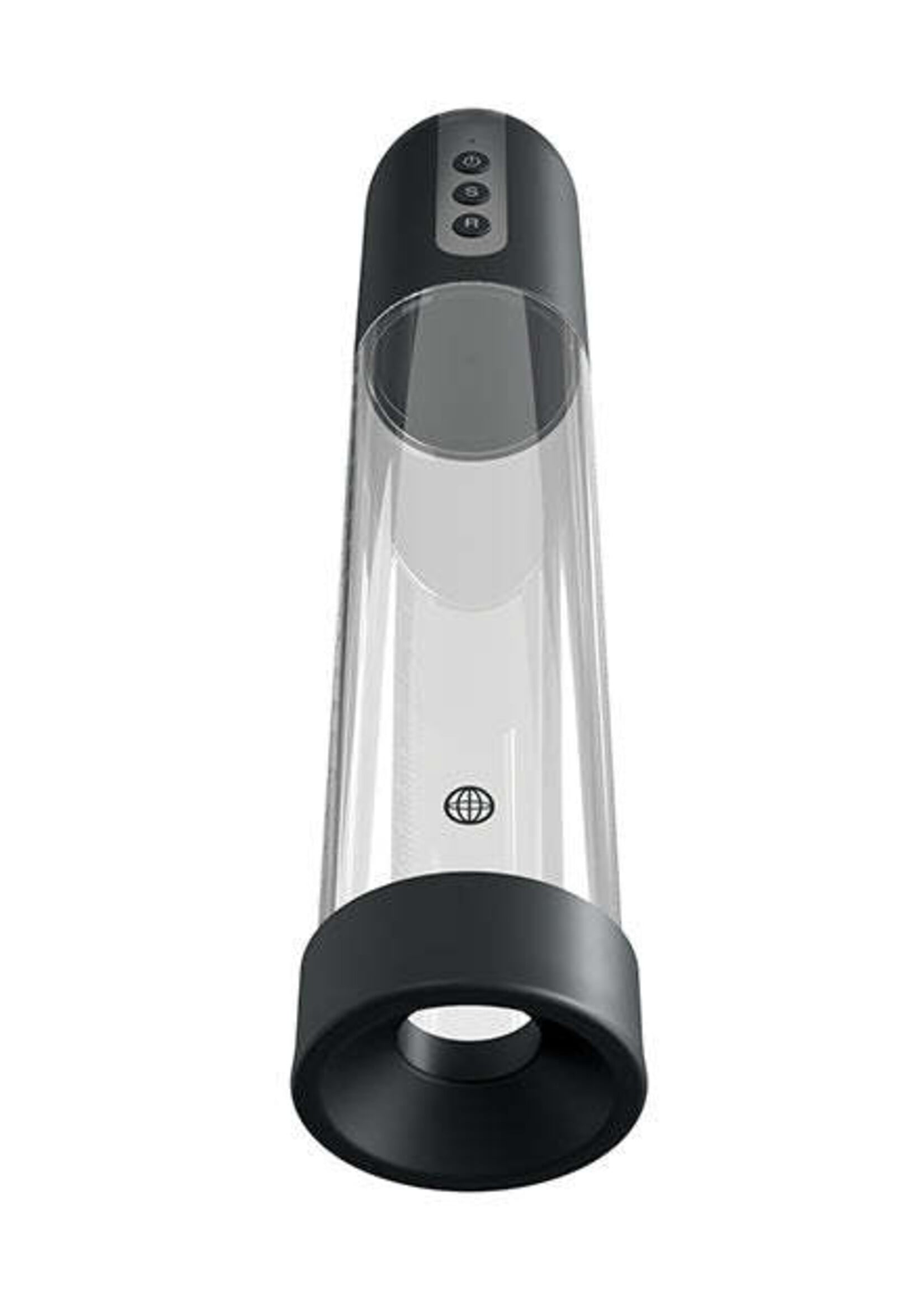 Pipedream Pump Worx Auto Flow Rechargeable Dual Control Suction Pump System - Clear/Black