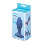 B-Vibe B-Vibe 4 Inch Rechargeable Silicone Vibing Plug - Purple