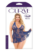 Fantasy Lingerie Livie Lace Dress & G-string - 3X/4X
