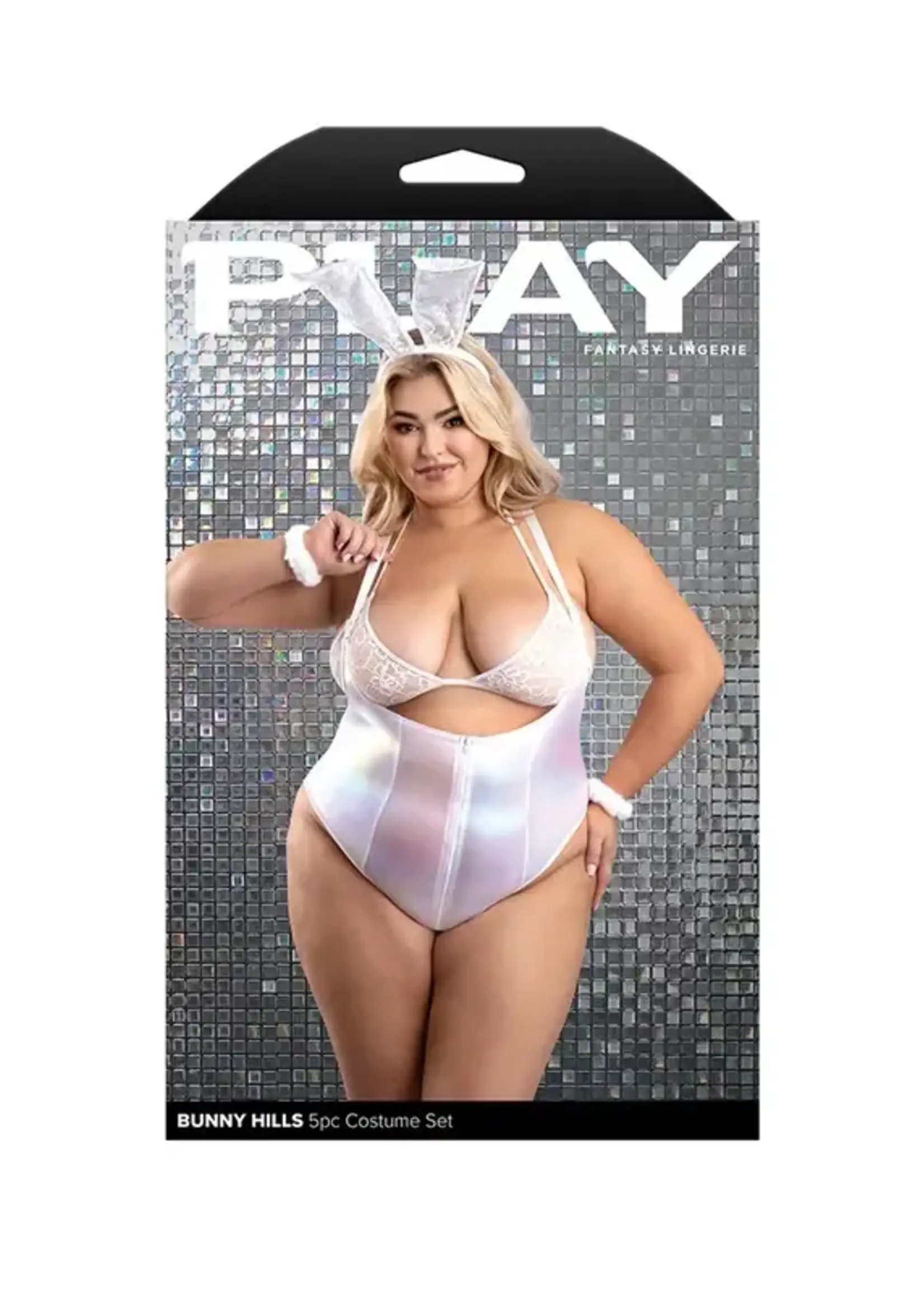 Fantasy Lingerie Bunny Hills 5Pc Bunny Costume Set 3X/4X