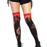 Leg Avenue Leg Avenue Splatter Thigh Highs - OS - Red