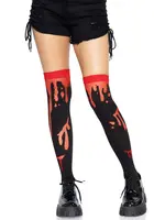 Leg Avenue Leg Avenue Splatter Thigh Highs - OS - Red