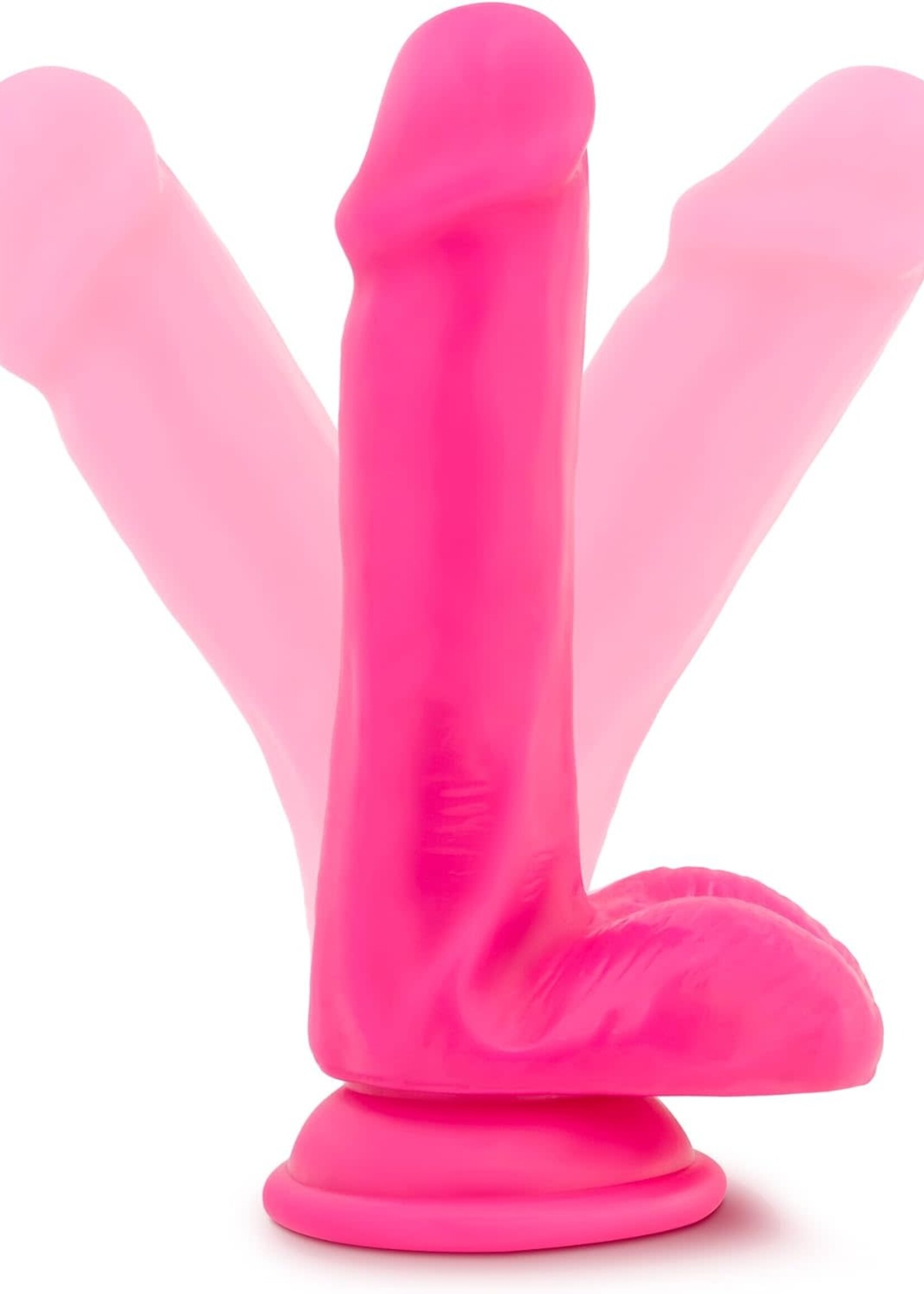 Blush Novelties Neo 6" Dual Density Cock With Balls
