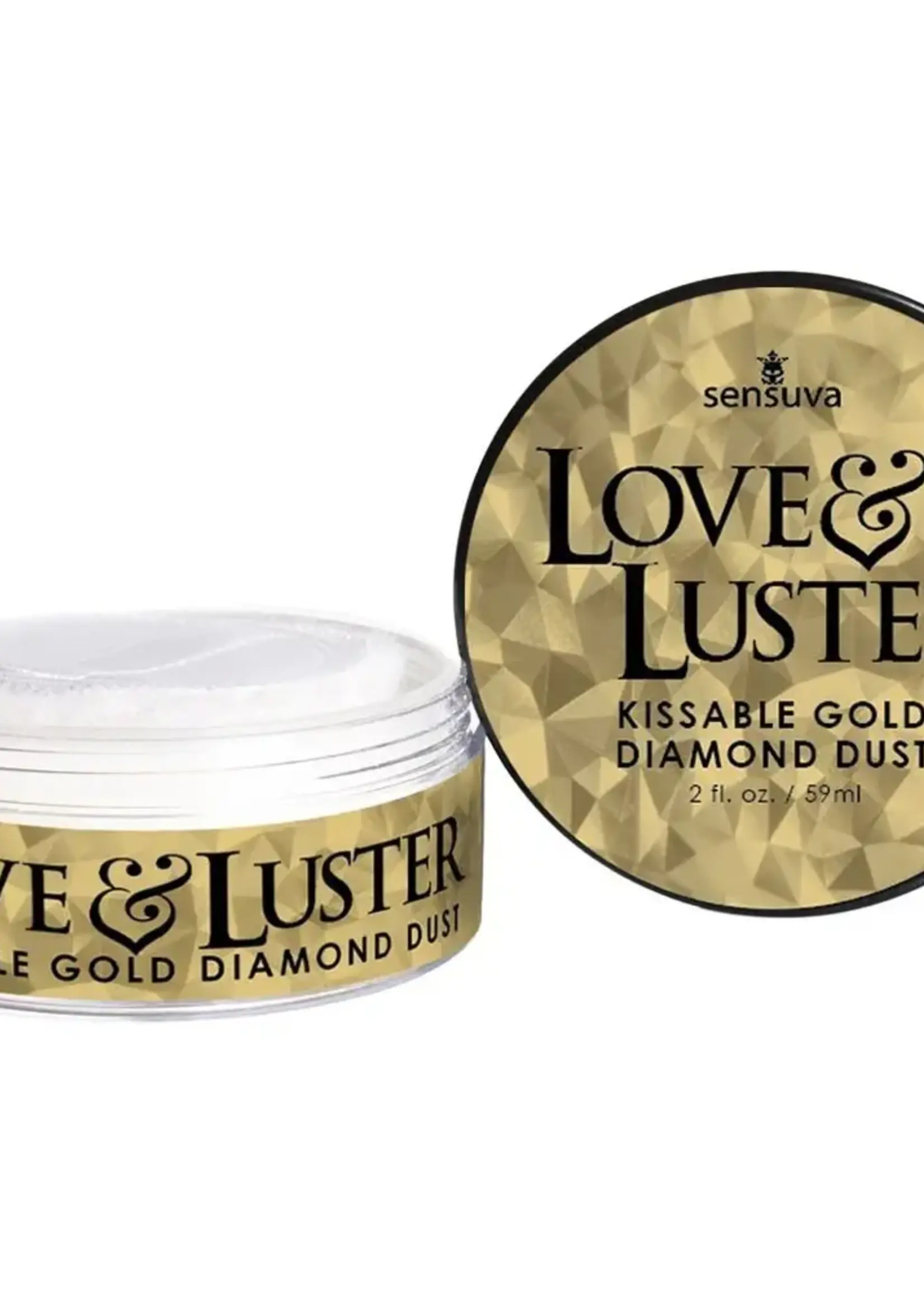 SENSUVA Love & Luster Kissable Gold Diamond Dust 2oz.