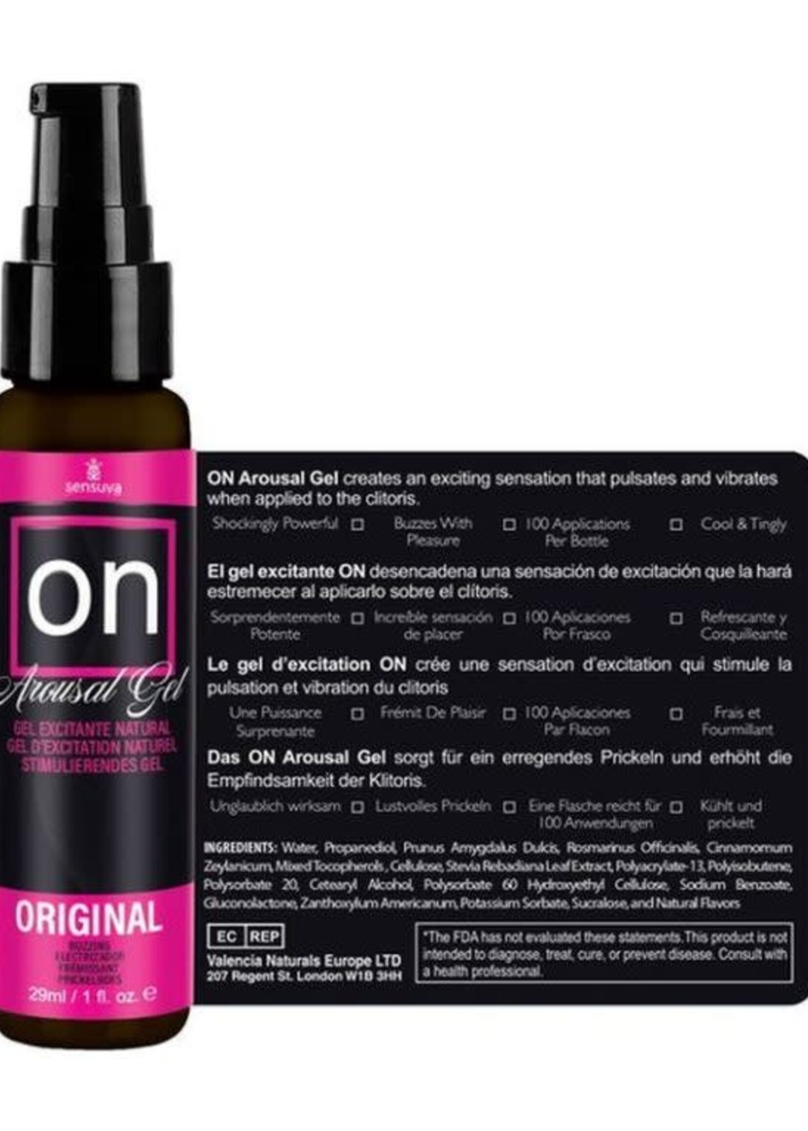 SENSUVA On Arousal Gel Original - 1 Fl. Oz. Bottle