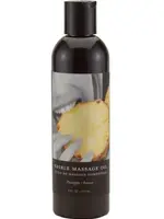 Earthly Body Edible Massage Oil 2 Oz. - Pineapple