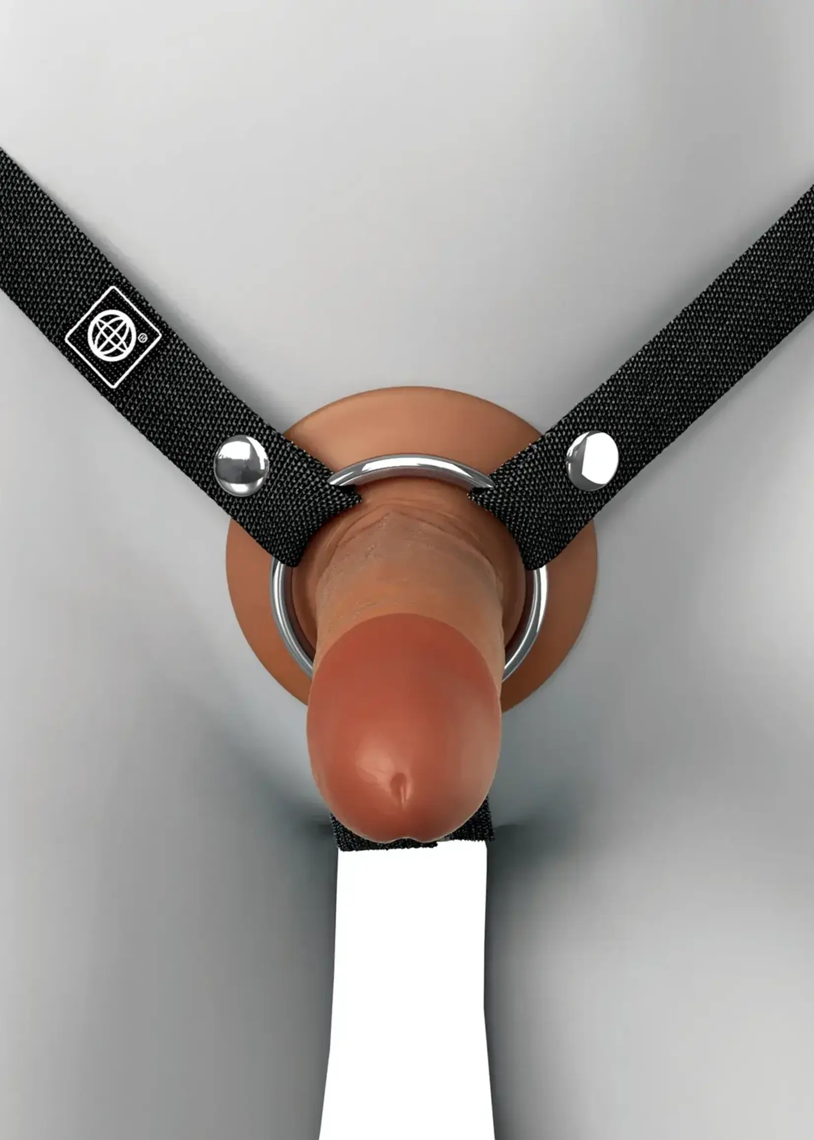 Pipedream Fantasy X-Tensions Elite Silicone Dual Density Hollow Strap-On 5in