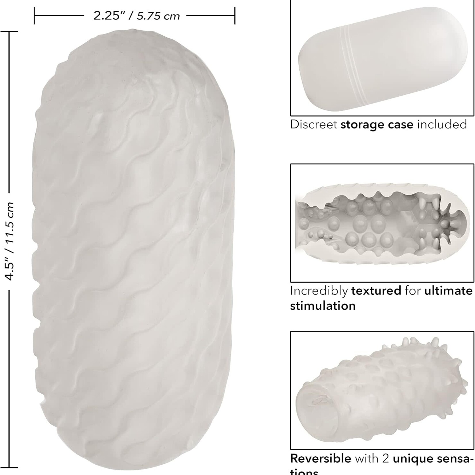 Calexotics Boundless Reversible Nubby Stroker
