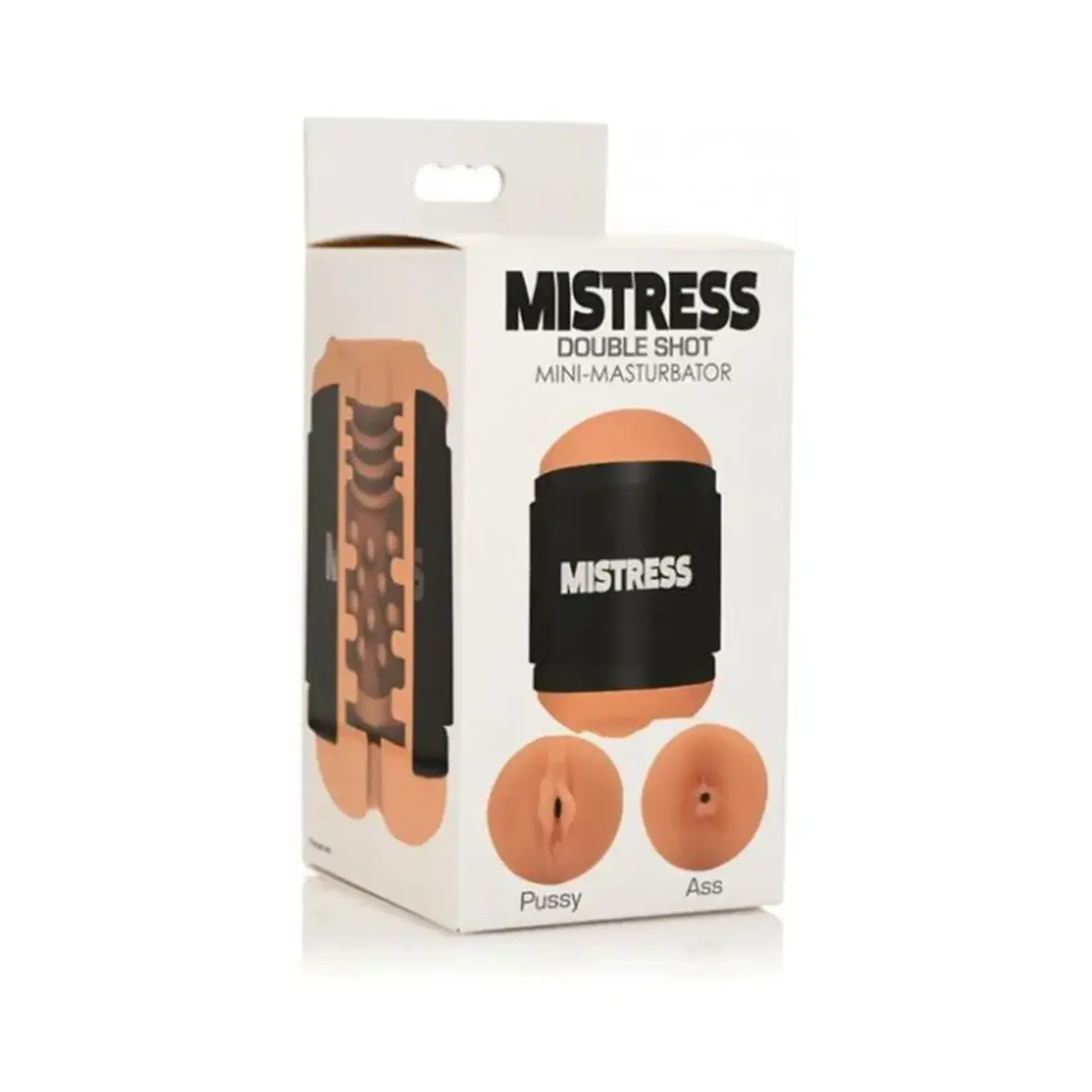 Curve Toys Mistress Double Shot Mini Masturbator - Medium