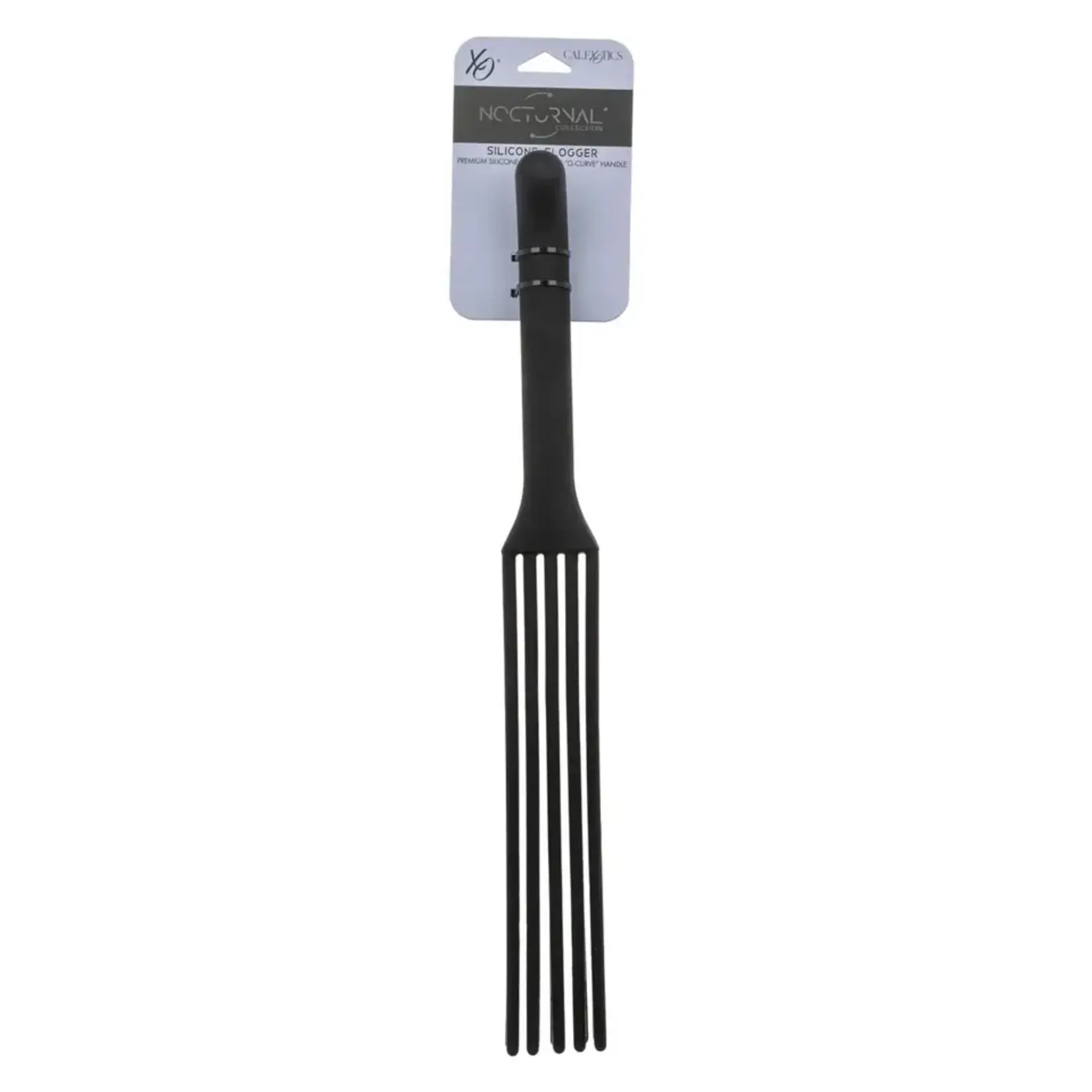 Calexotics Nocturnal Collection Silicone Flogger - Black