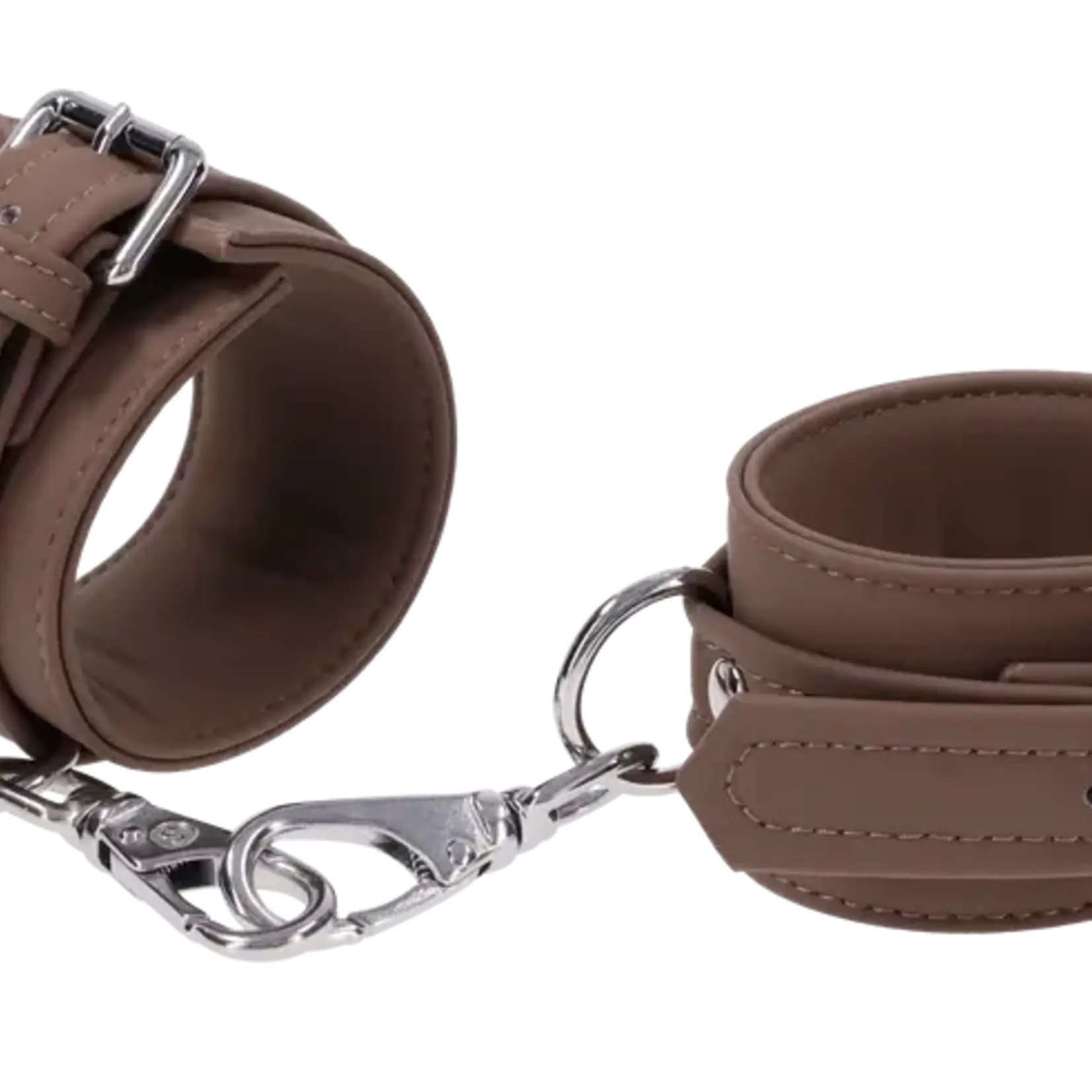 Sportsheets Signature Dawn Dream Handcuffs - Brown/Silver