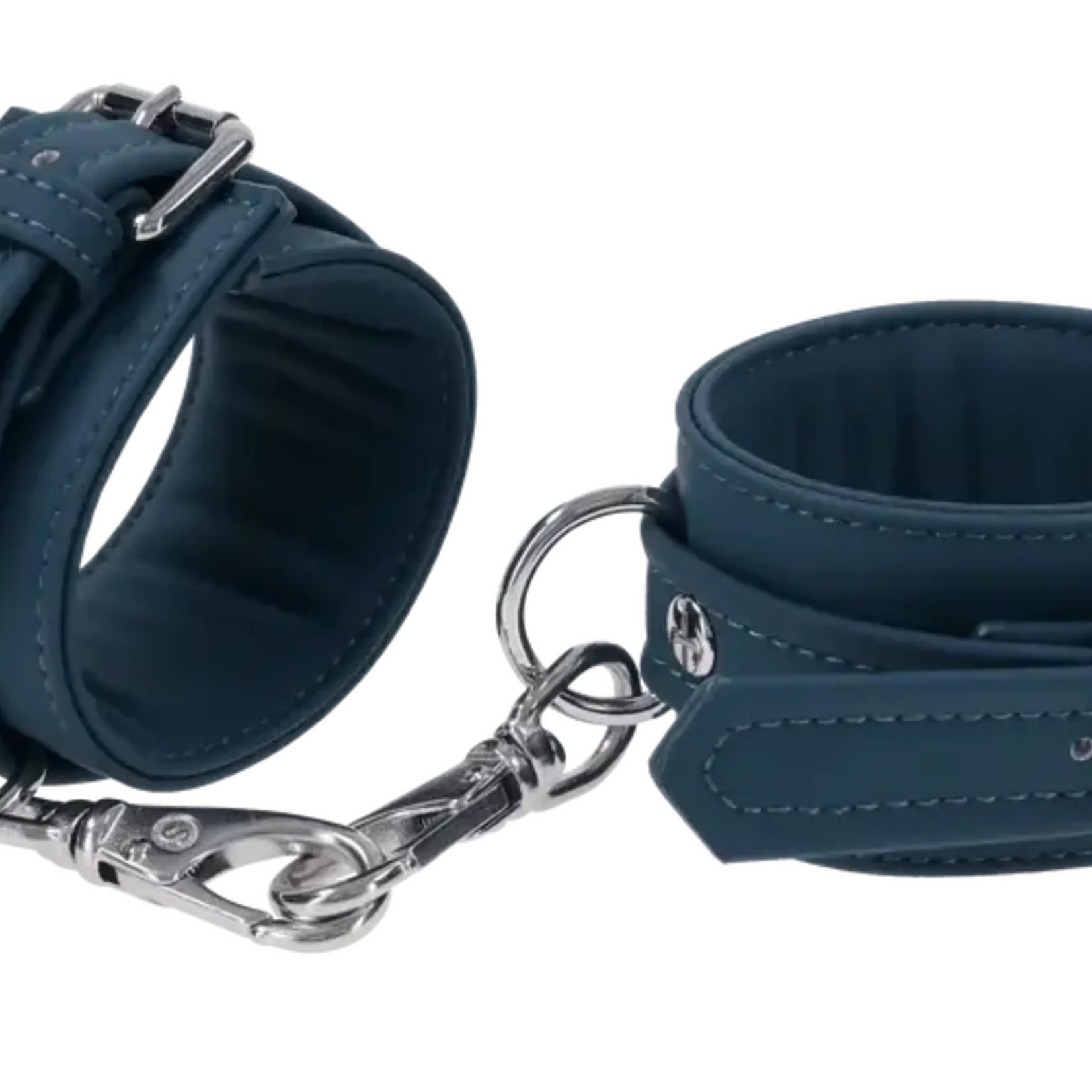 Sportsheets Signature Twilight Tease Handcuffs - Blue/Silver