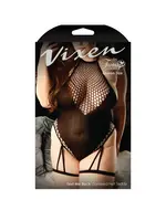 Fantasy Lingerie Text Me Back Gartered Teddy Queen Size