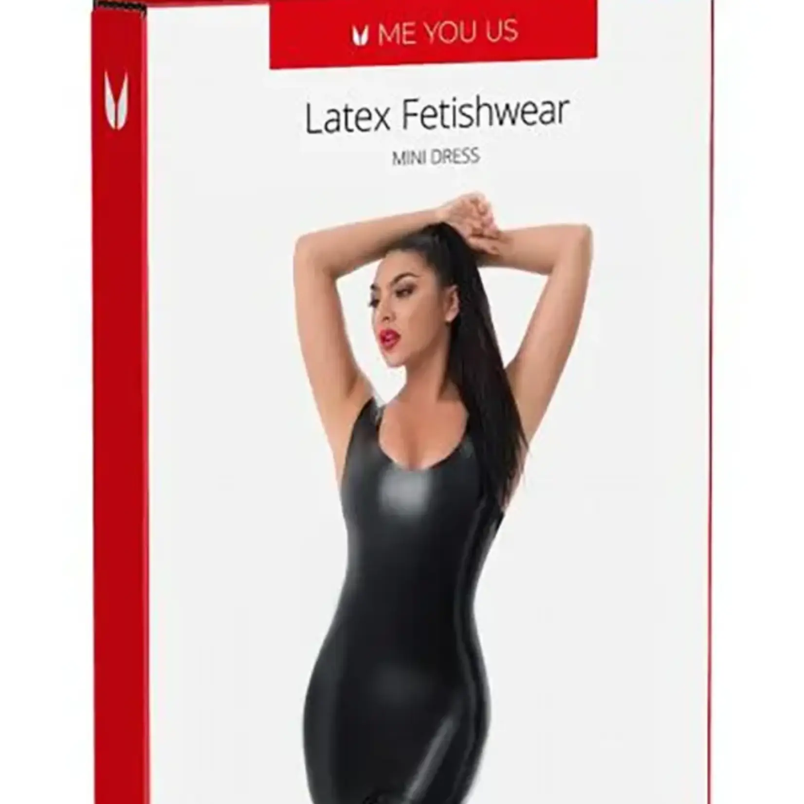 Me You Us ME YOU US Latex Mini Dress - Small - Black