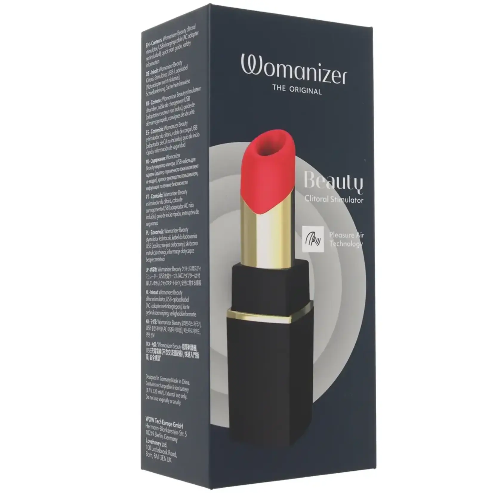 Womanizer Womanizer Beauty Rechargeable Clitoral Stimulator - Black/Gold