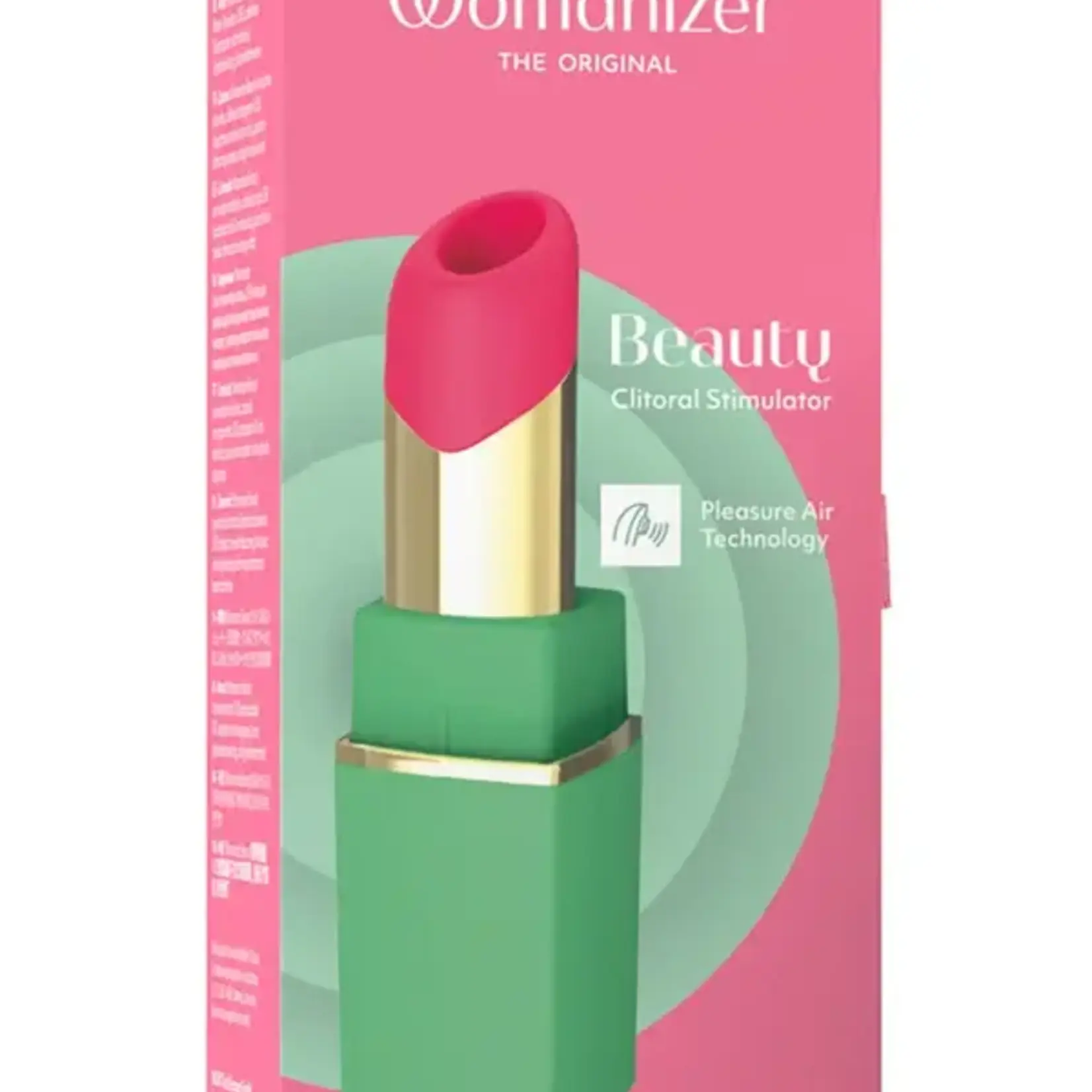 Womanizer Womanizer Beauty Rechargeable Clitoral Stimulator - Green/Pink