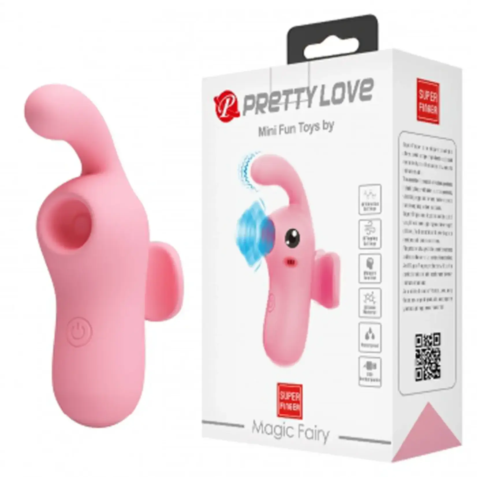 Pretty Love Magic Fairy Finger Vibrator - Pink