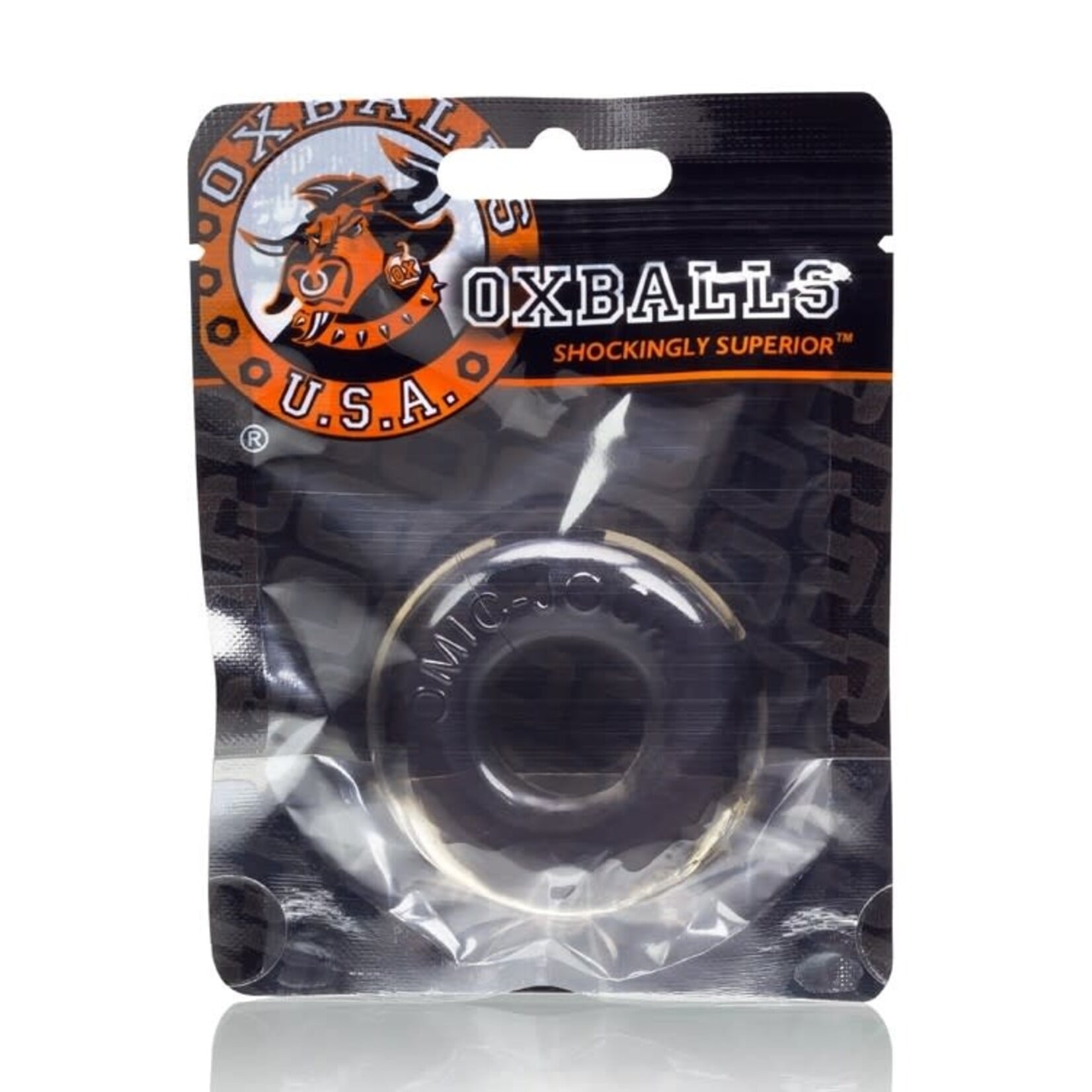 Oxballs Oxballs Atomic Jock Do-Nut-2 Fatty Cock Ring - Smoke