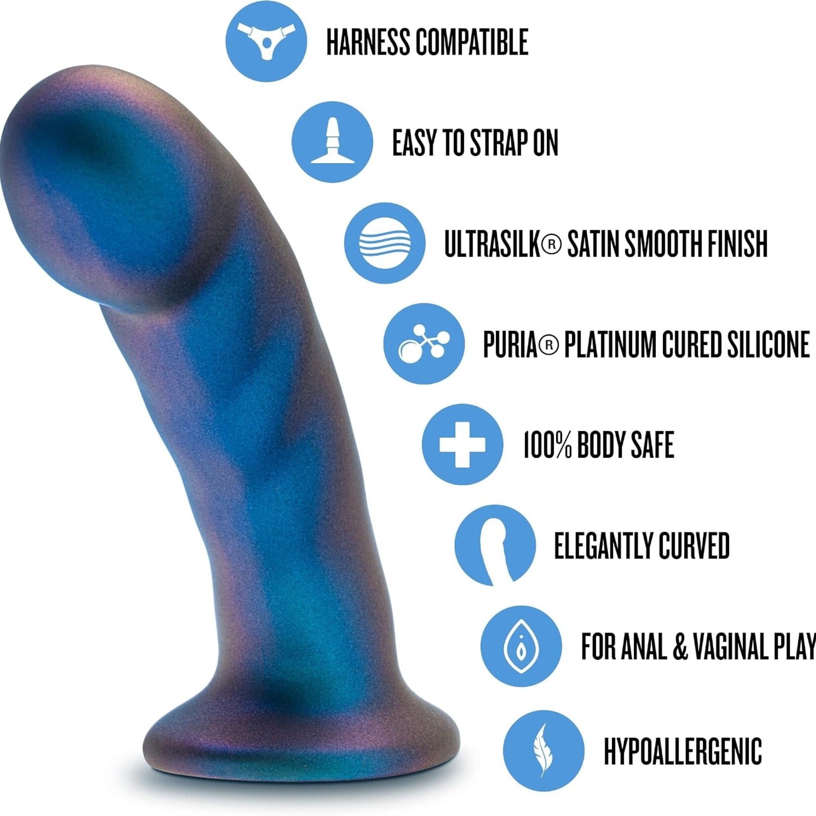 Blush Temptasia Rebellion Peg Blue Erotic