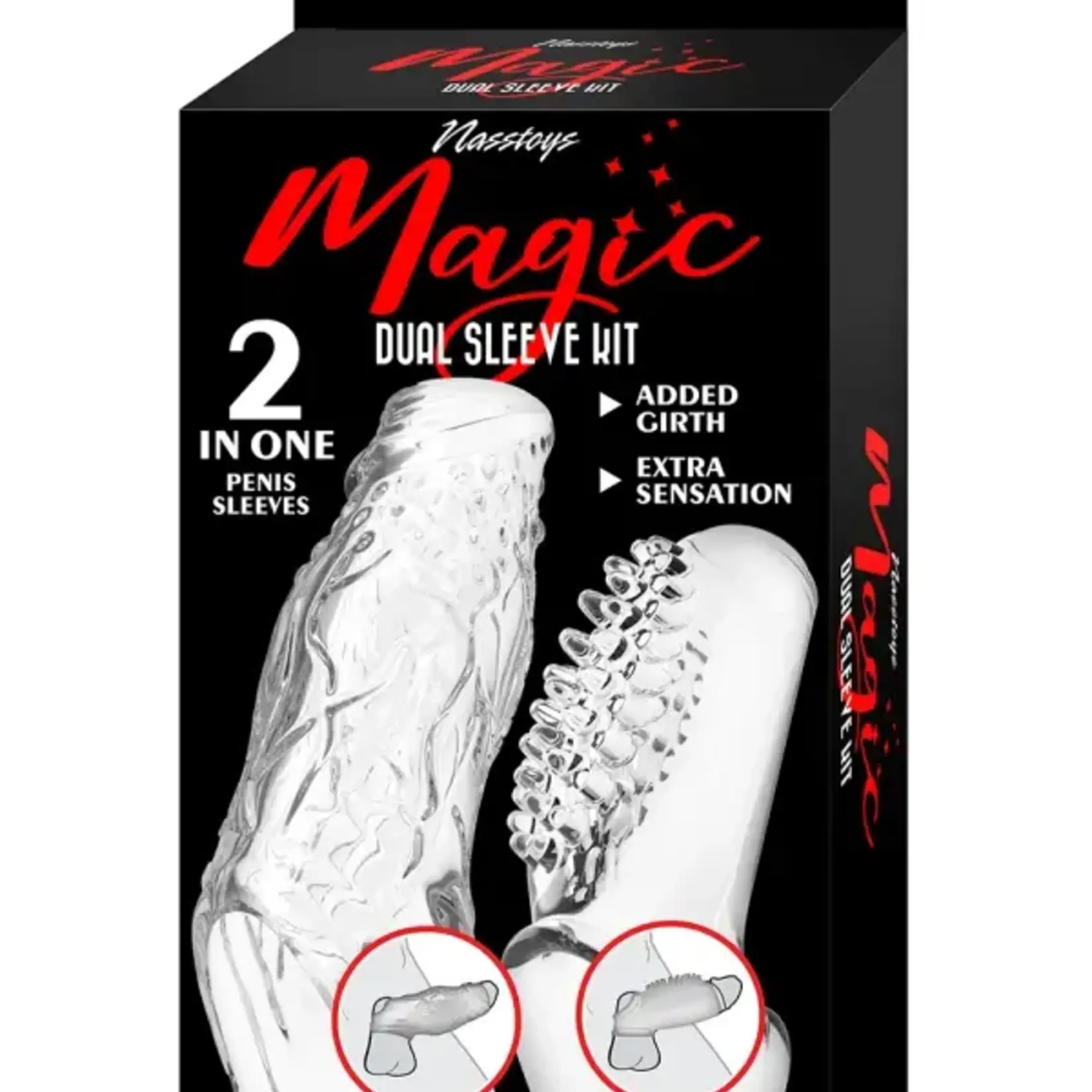 NassToys Magic Dual Sleeve Kit Clear