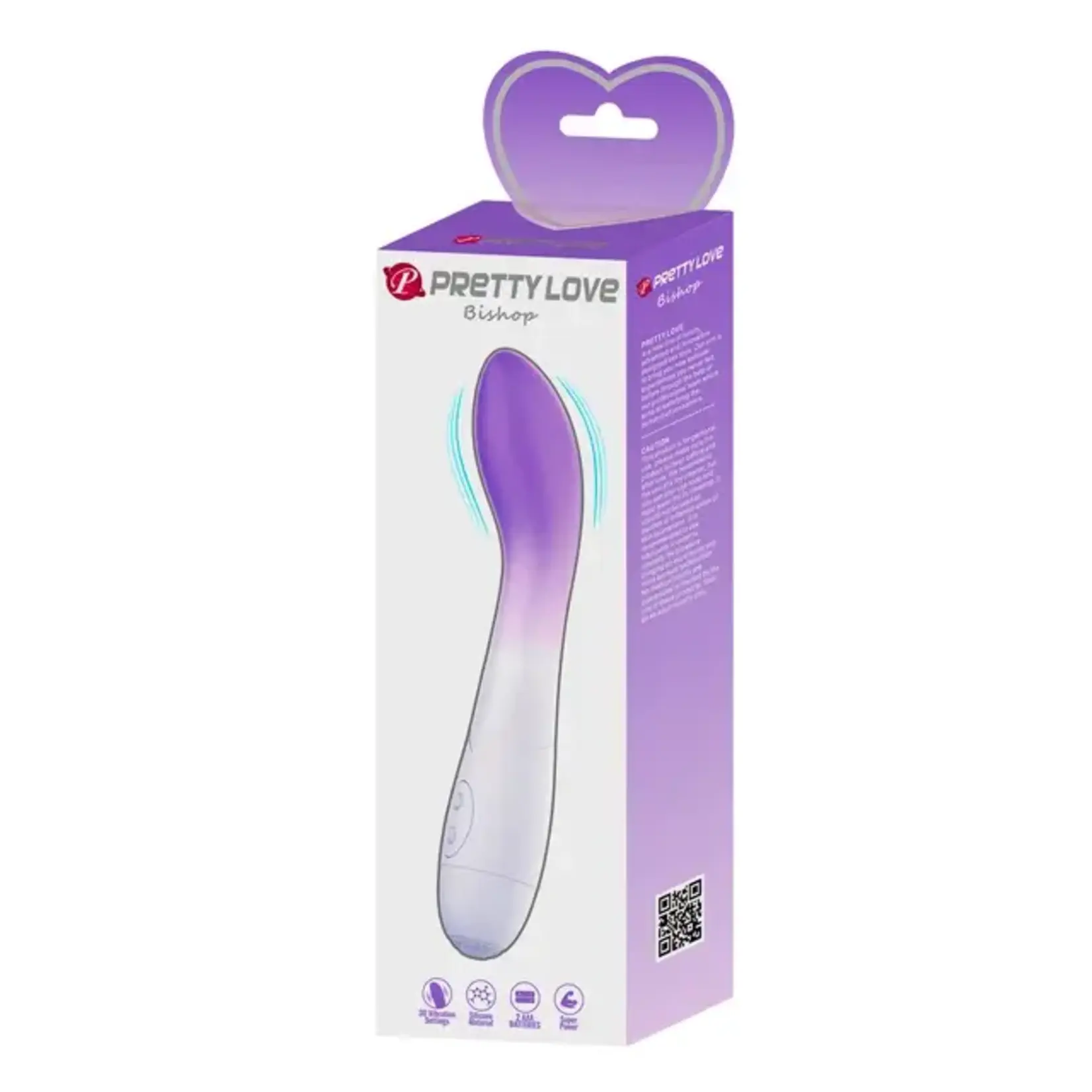 Pretty Love Pretty Love Bishop Vibrator - Purple Ombre