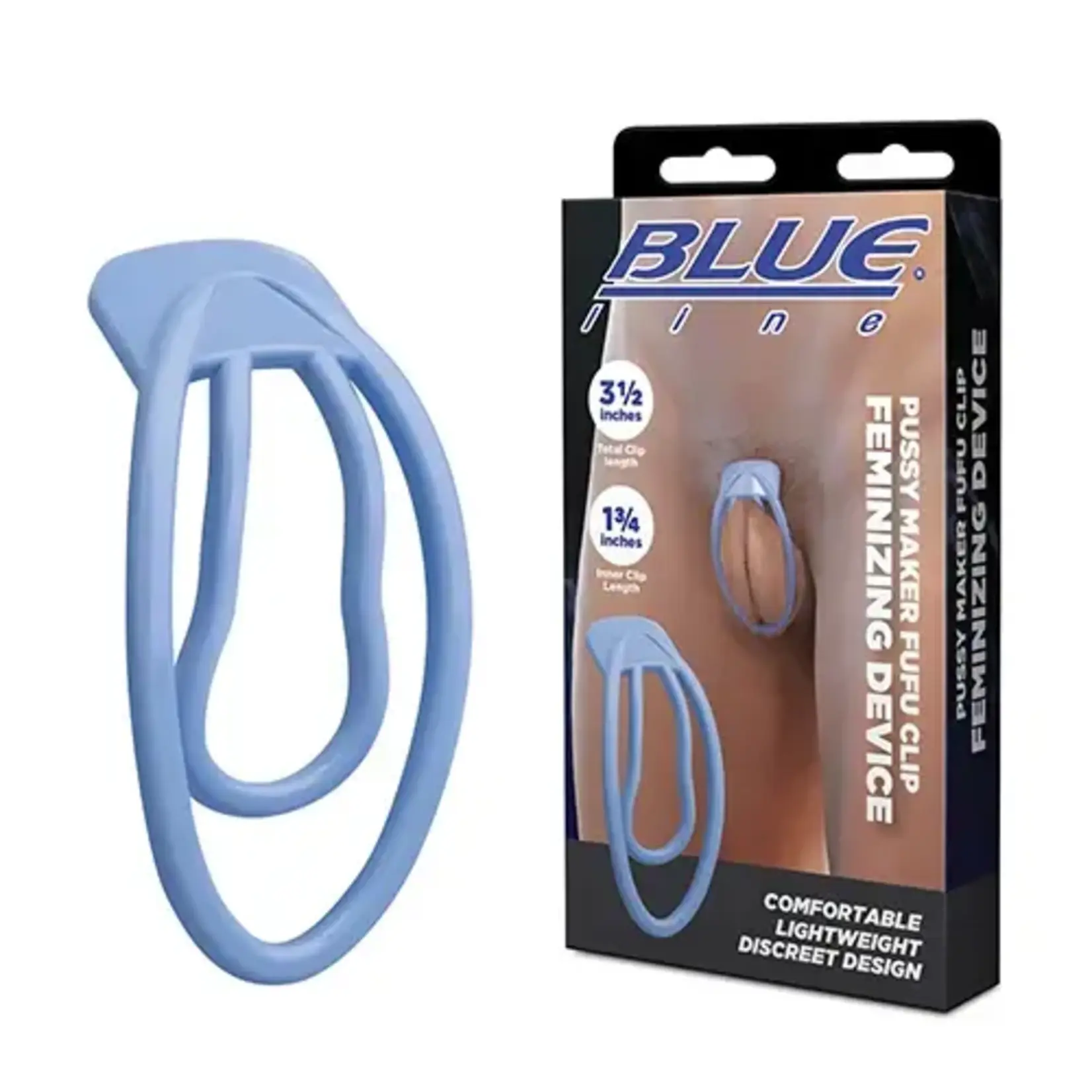 Blue Line Men Pussy Maker Fufu Clip Feminizing Device