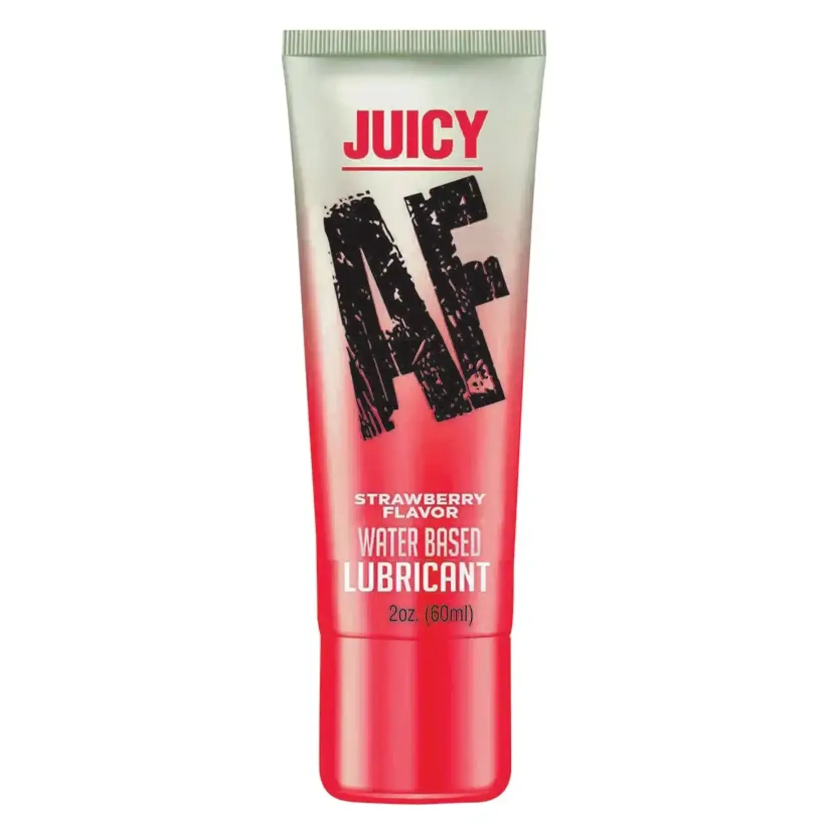 Little Genie Juicy AF Water Based Flavored Lubricant 2oz - Strawberry