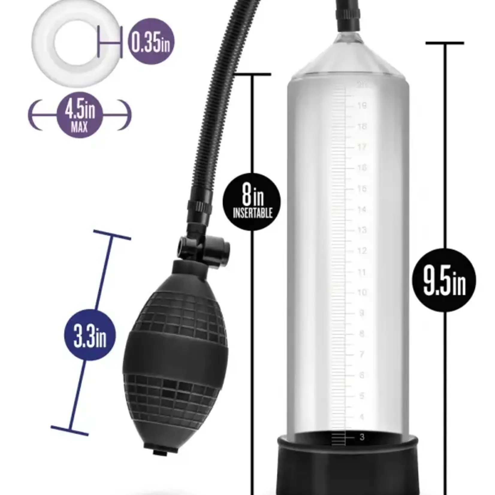 Blush Novelties Performance - Vx101 Male Enhancement Pump - Clear