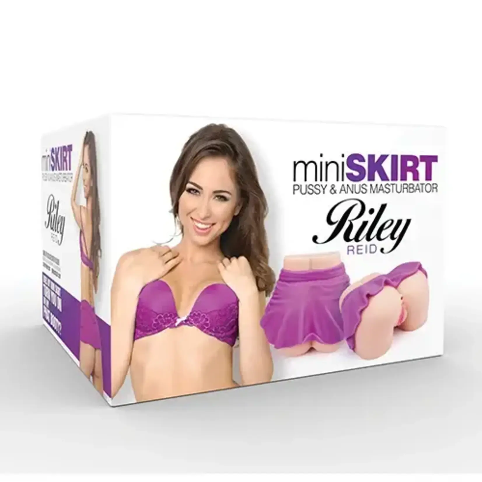 Cousins Group Riley Reid Mini Skirt - Purple