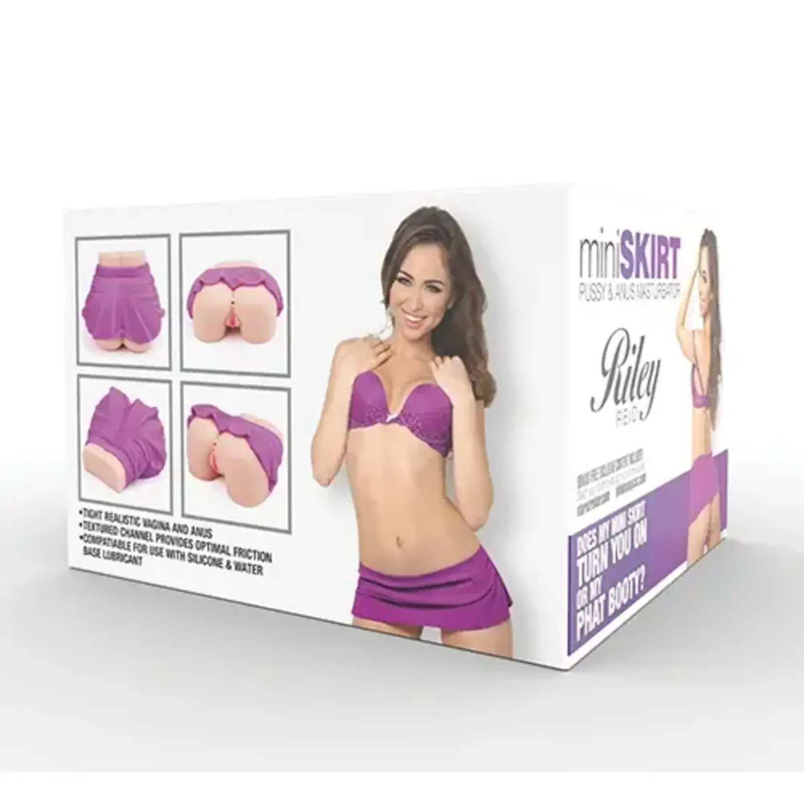 Cousins Group Riley Reid Mini Skirt - Purple