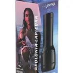 KIIROO Kiiroo Feel Apolonia Lapiedra Stroker Interactive Pussy Masturbator - Black/Vanilla