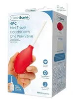 XR Brands Clean Stream AquaClean Mini Travel Douche w/One Way Valve