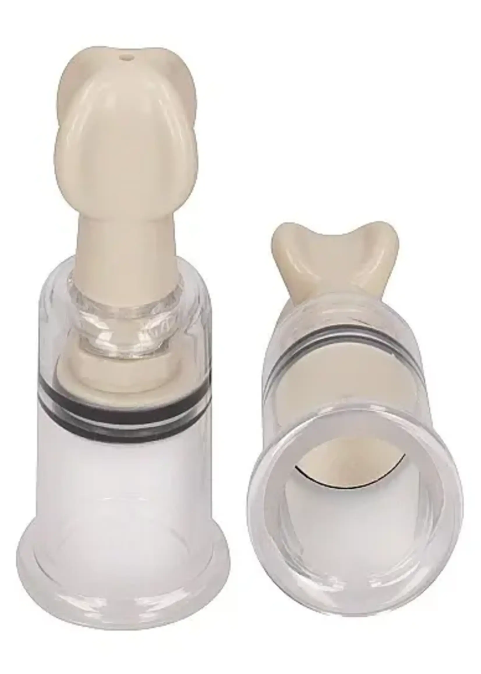 Shots Pumped Pumped Nipple Suction Set Small Transparent