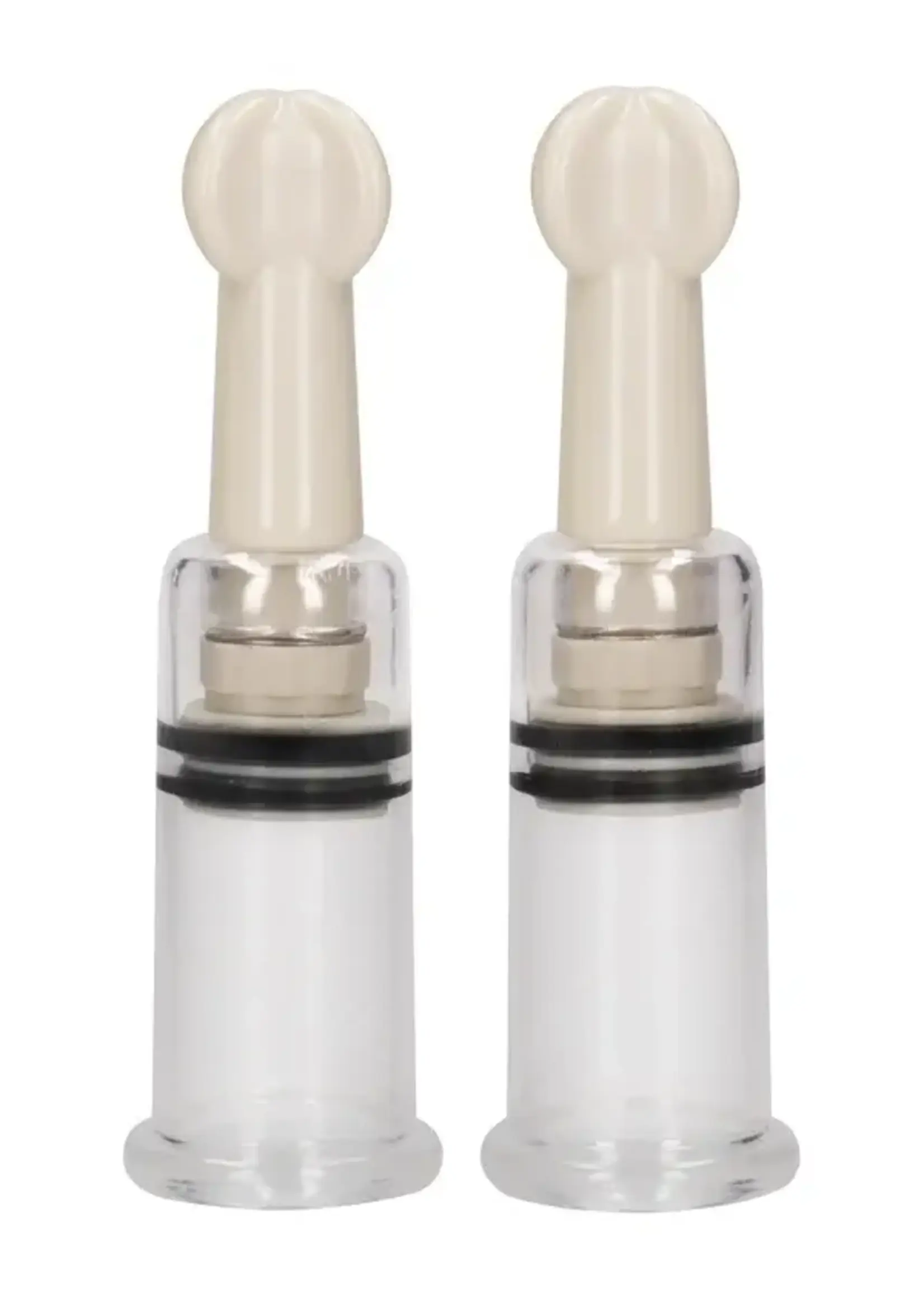 Shots Pumped Pumped Nipple Suction Set Small Transparent