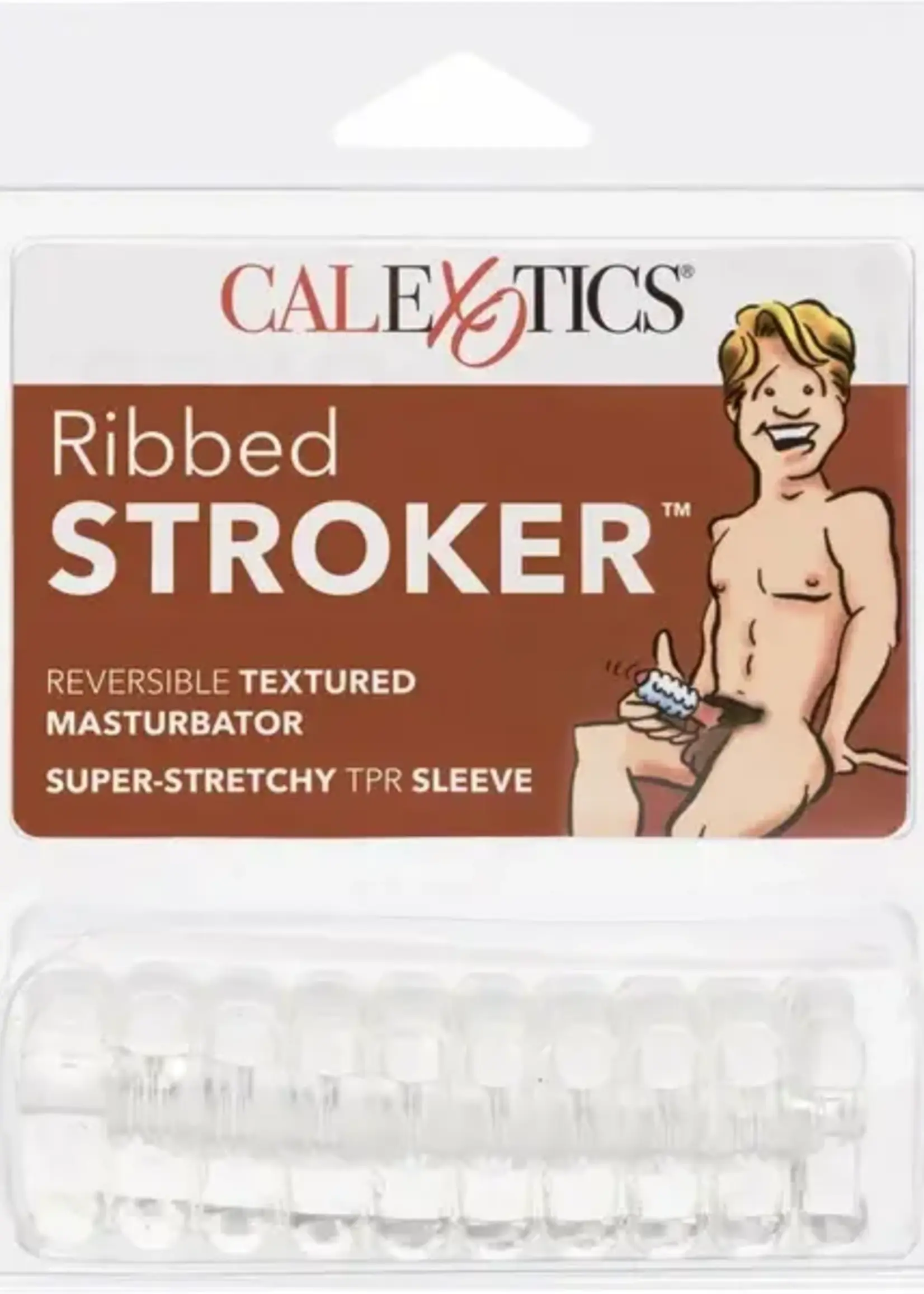 Calexotics Ribbed Stroker Clear