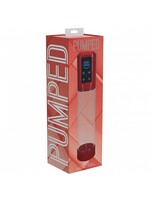 Shots Pumped Pumped MegaLift 6 Function Automatic Rechargeable Penis Pump - Metallic Red