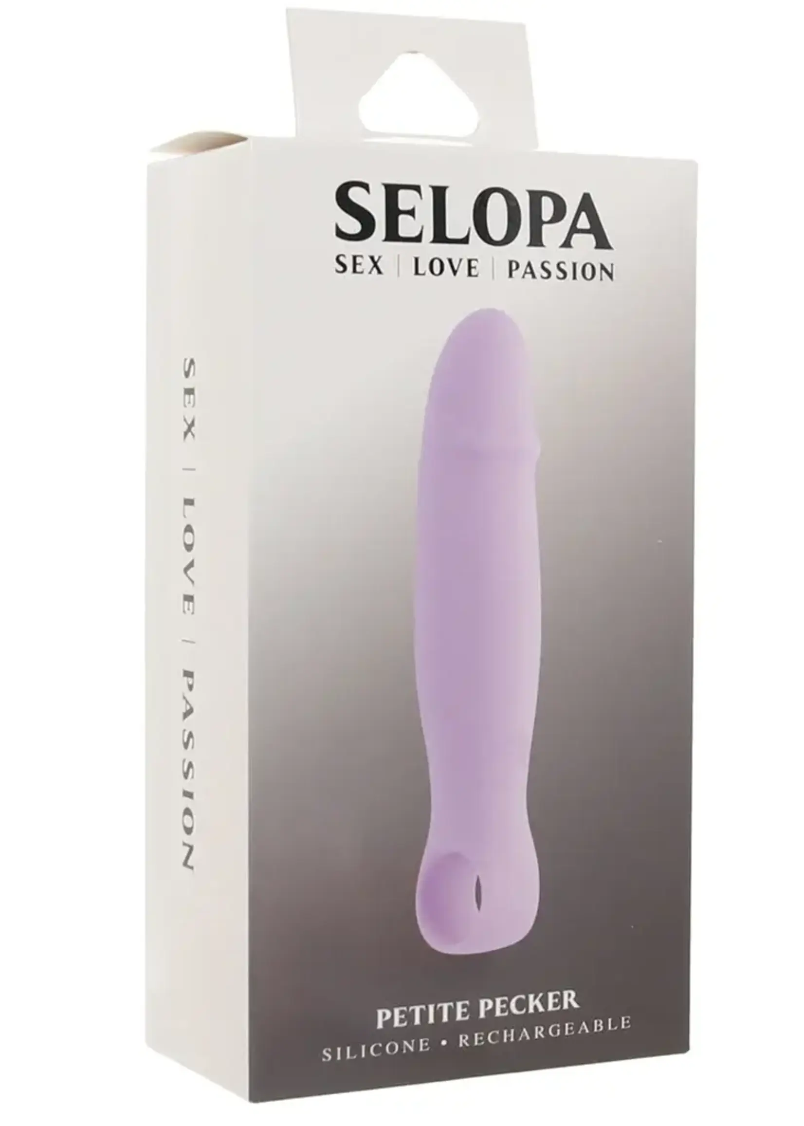 Selopa Selopa Petite Pecker Rechargeable Silicone Vibrator - Purple
