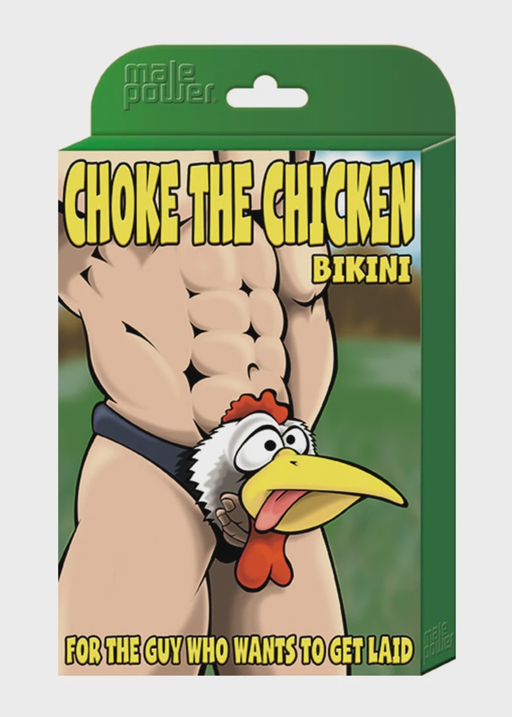 Male Power Choke the Chicken Bikini - One Size - Black