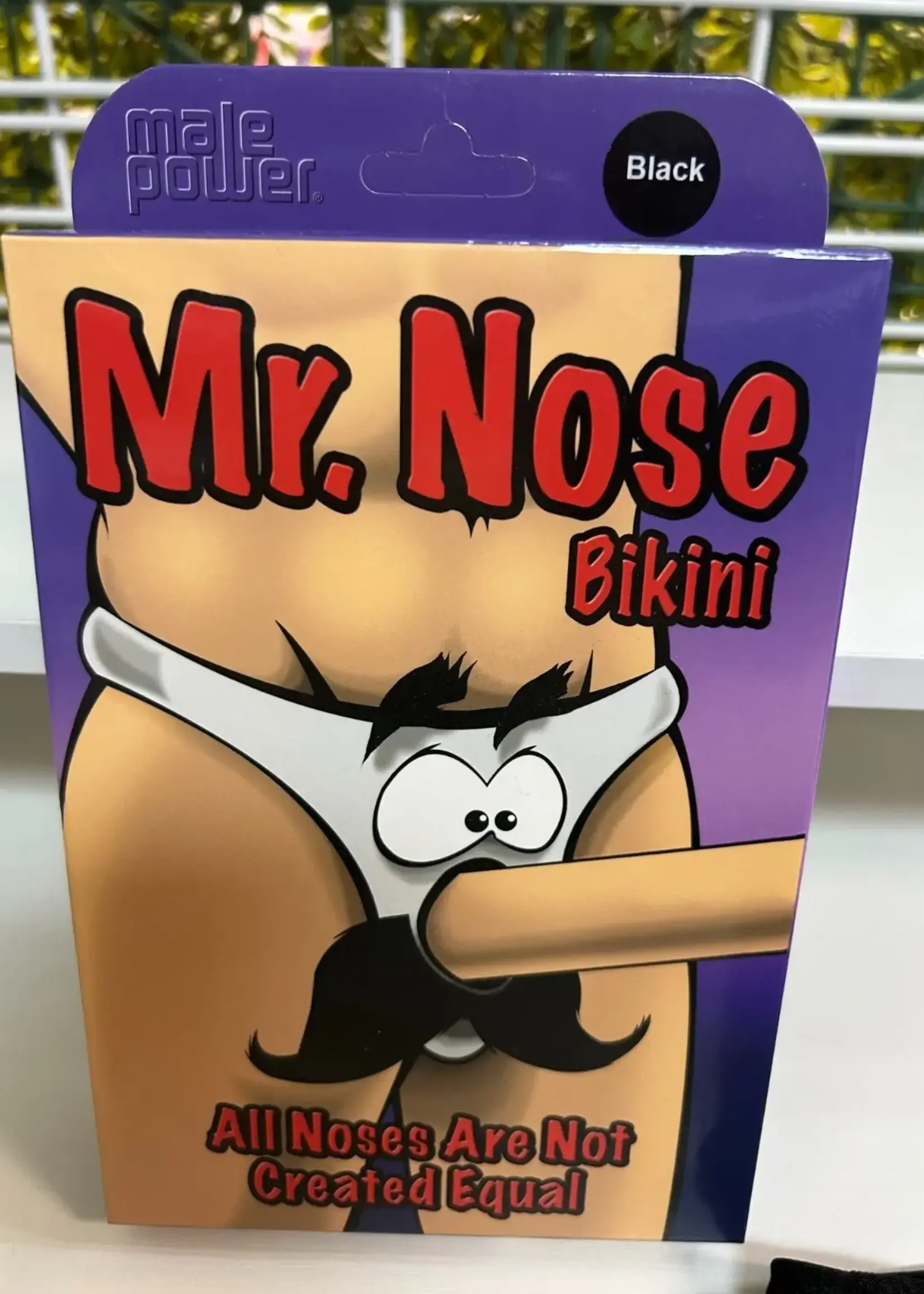 Male Power Mr. Nose Bikini - One Size - Black
